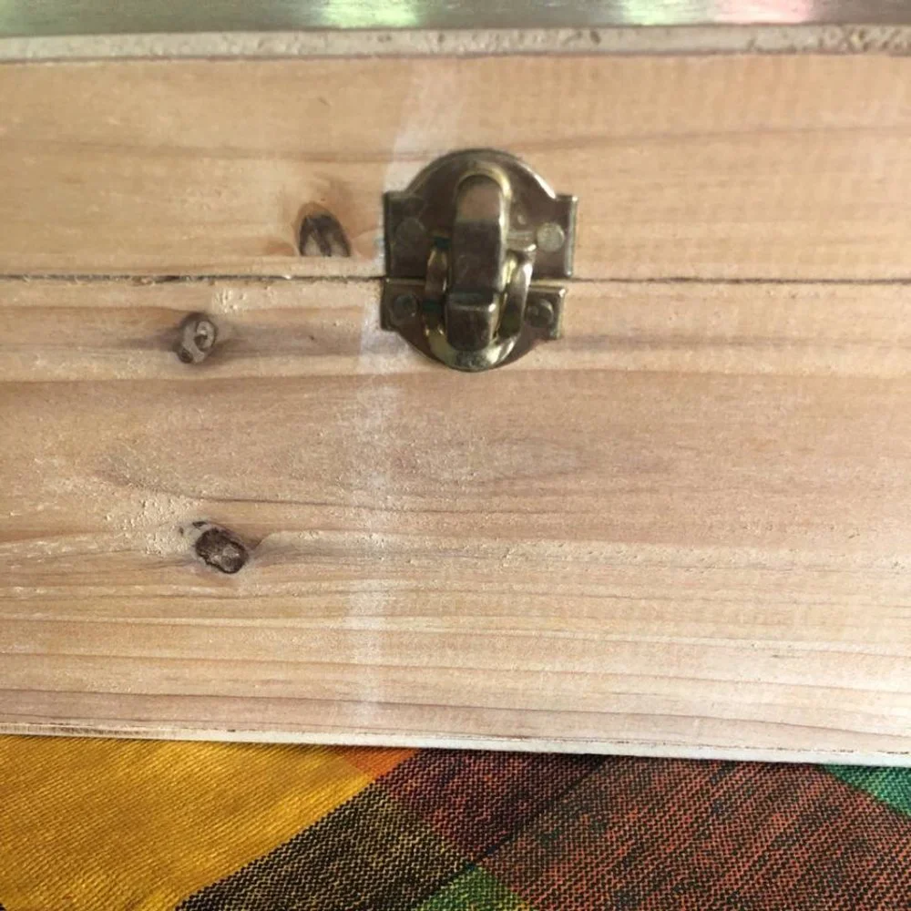 Single Bottle Wood Wine Box Carrier With Rope Handle - Picture 4 of 9